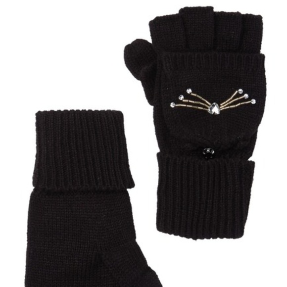 kate spade new york – cat embellished mittens NWT - Picture 2 of 8
